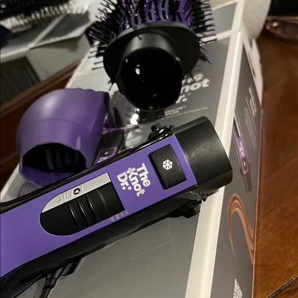 Purple Hair Dryer Brush